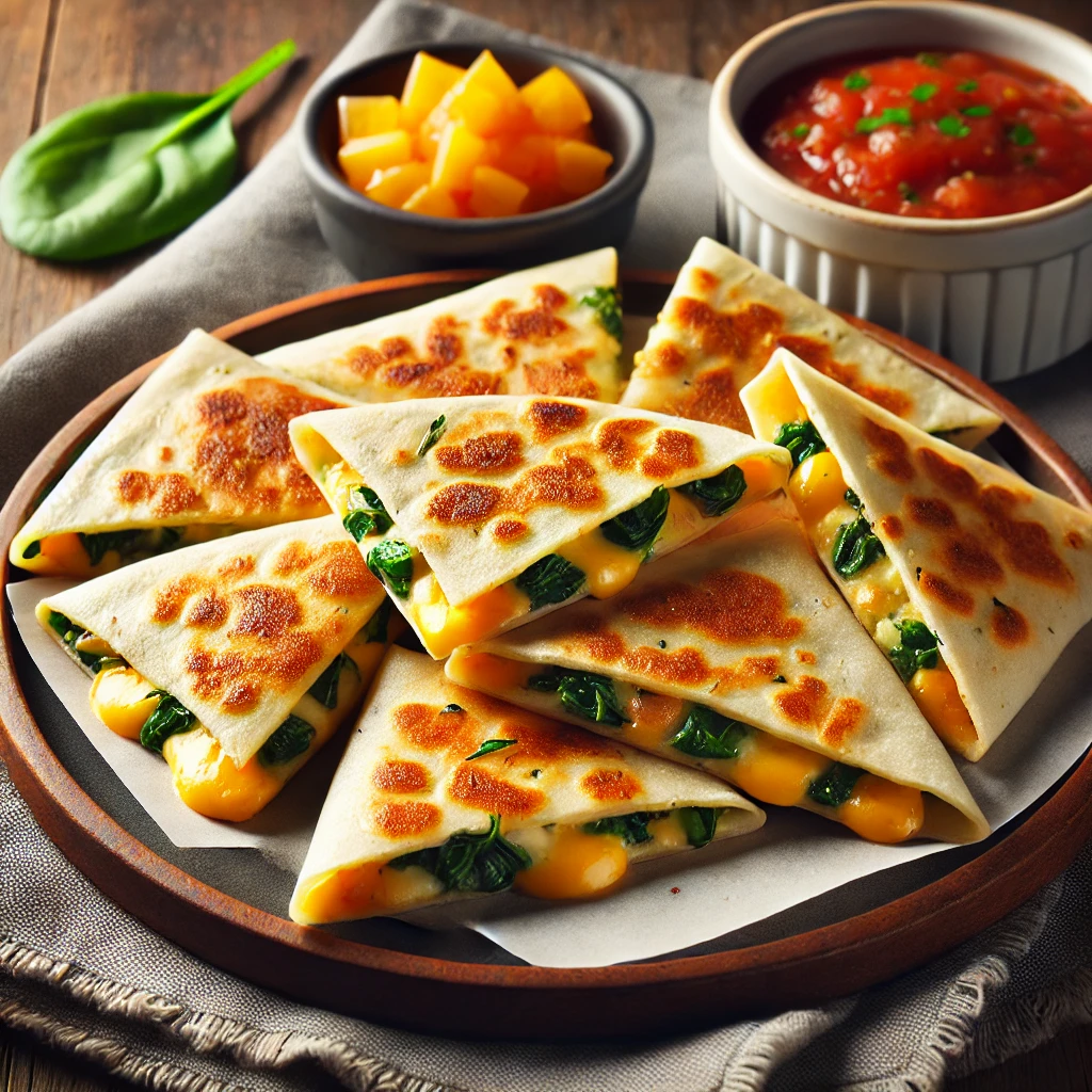 Hidden Veggie Mini Quesadillas