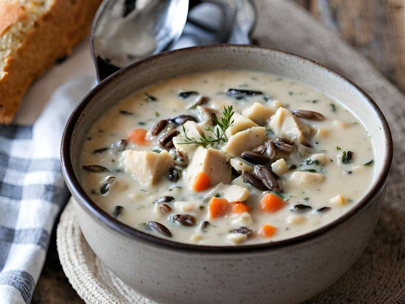 Creamy Chicken and Wild Rice Soup