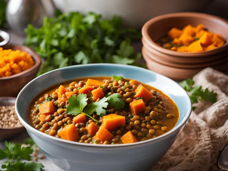 Lentil and Sweet Potato Curry