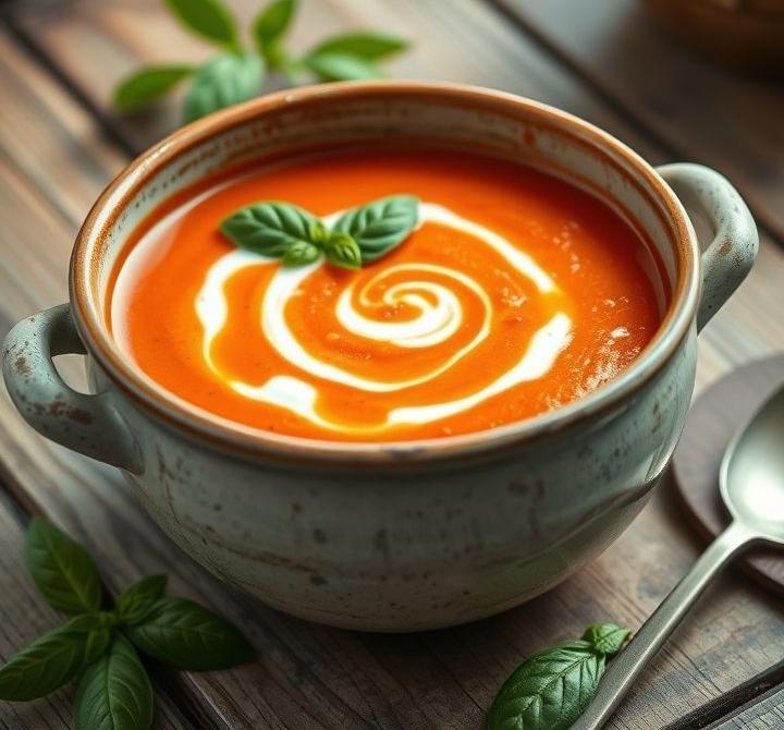 Dairy-free Creamy Tomato Soup Recipe