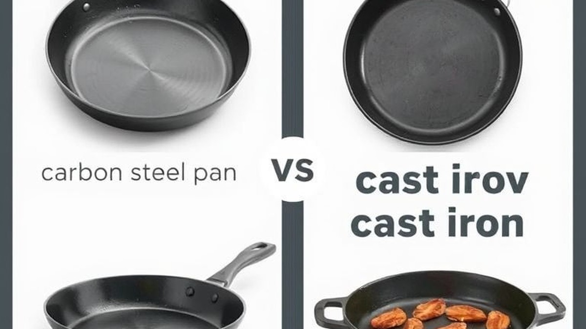 carbon steel pan vs cast iron for everyday cooking