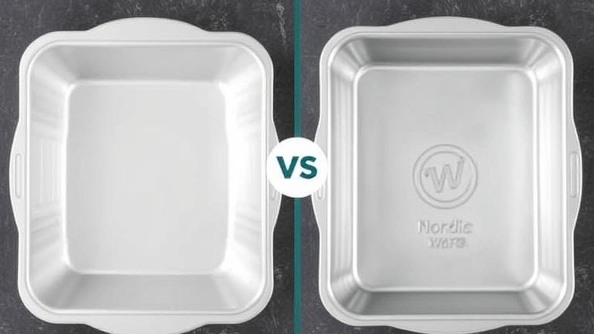 Nordic Ware vs Wilton cake pan comparison