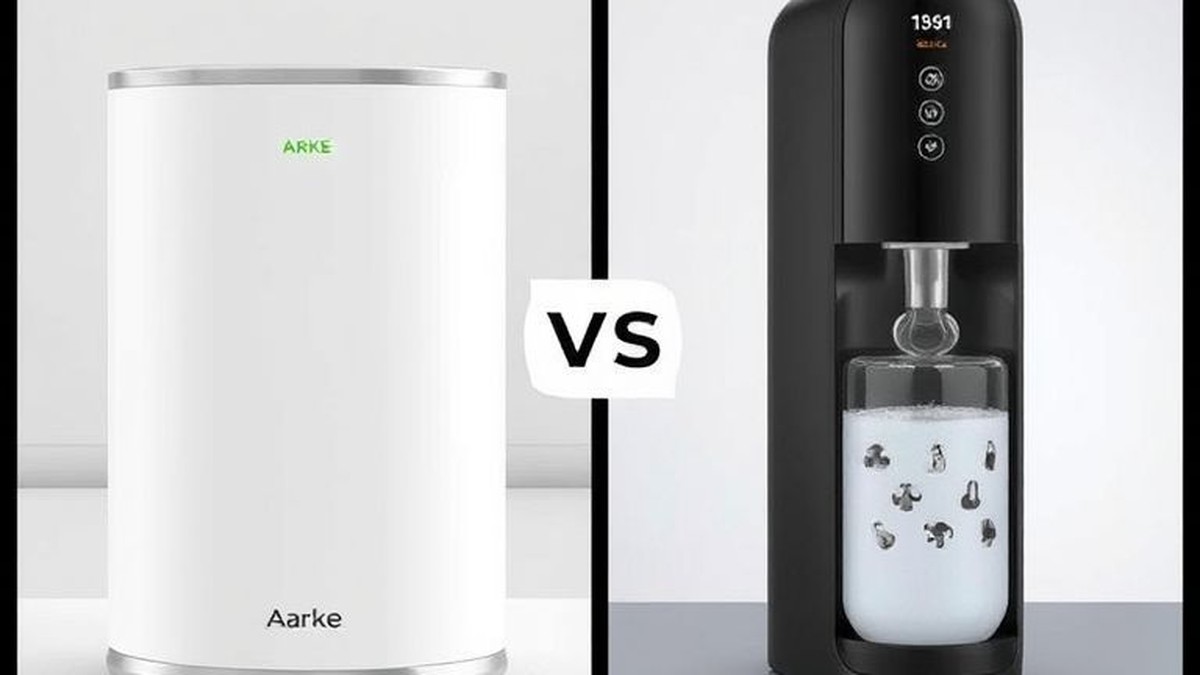 Aarke Carbonator vs SodaStream design review