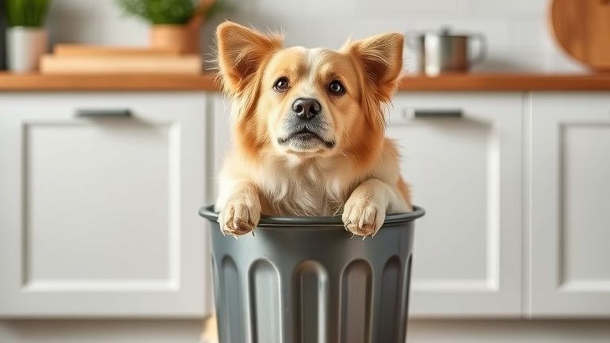 best kitchen trash can to keep dogs out