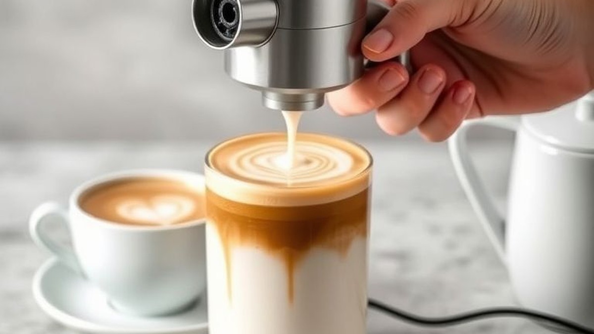 best electric milk frother for making latte art