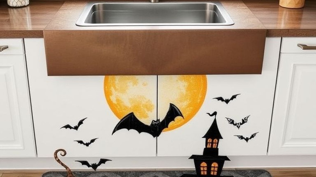 best halloween themed kitchen rug or mat