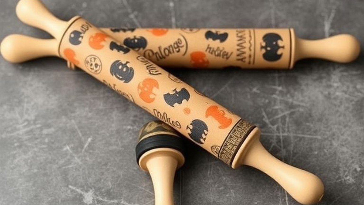 best halloween themed rolling pins with patterns