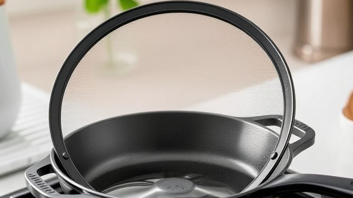 best oil splatter screen for a cast iron pan