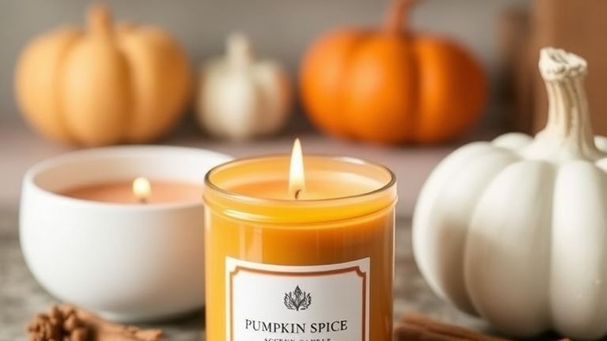best pumpkin spice scented candles for the kitchen