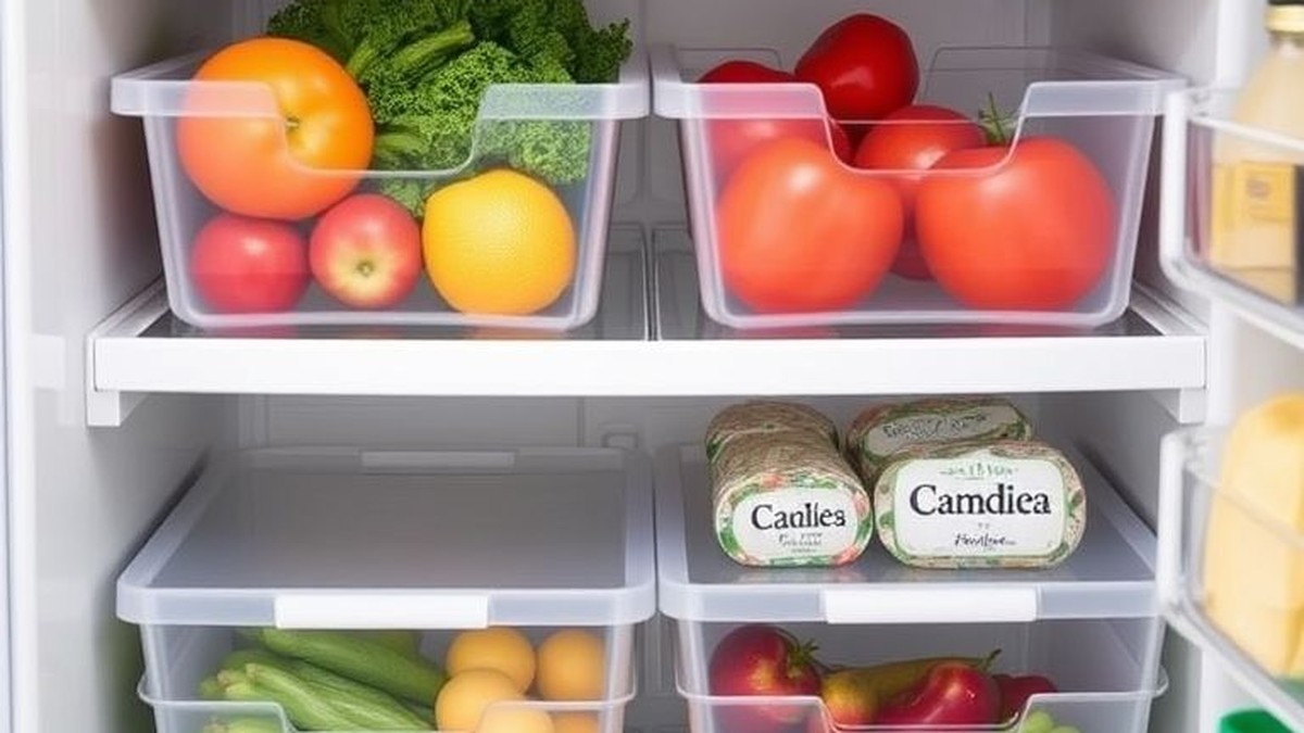 best stackable fridge organizer bins for produce