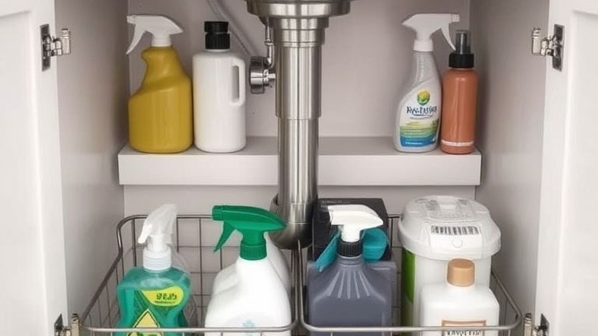 best under sink organizer for cleaning supplies