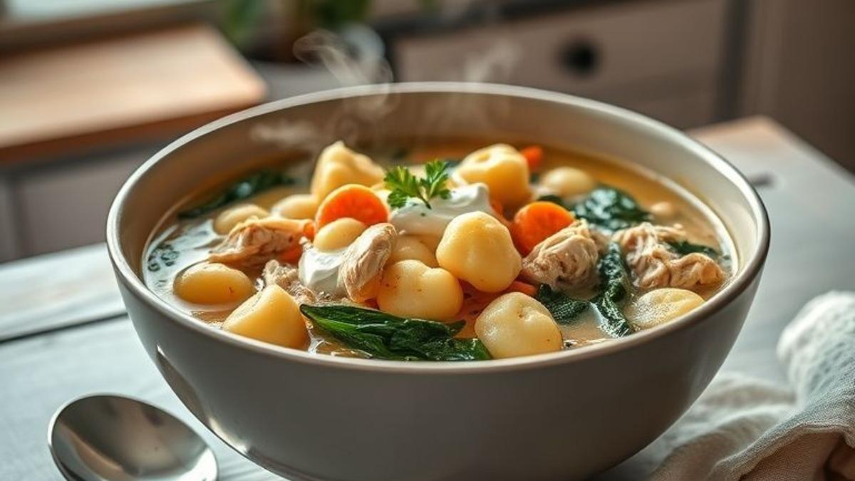 Chicken Gnocchi soup Recipe