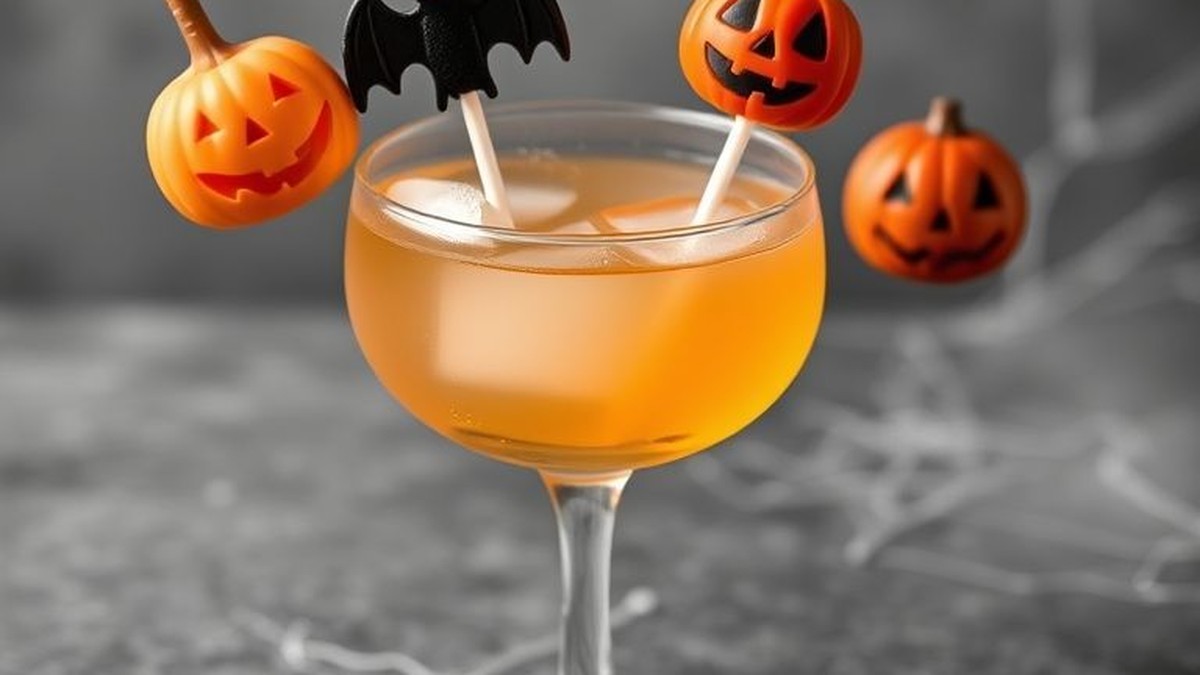 halloween themed cocktail picks and drink stirrers