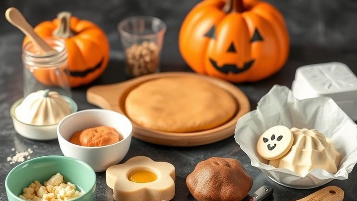 kids safe halloween cooking and baking set