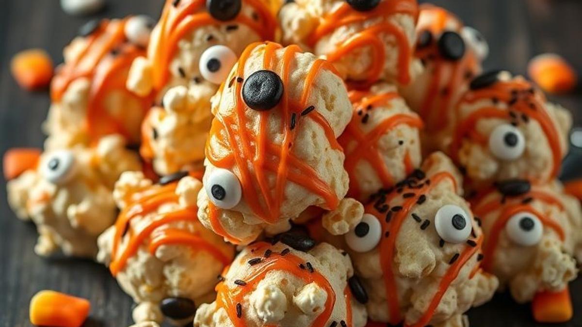 Popcorn balls recipe for Halloween