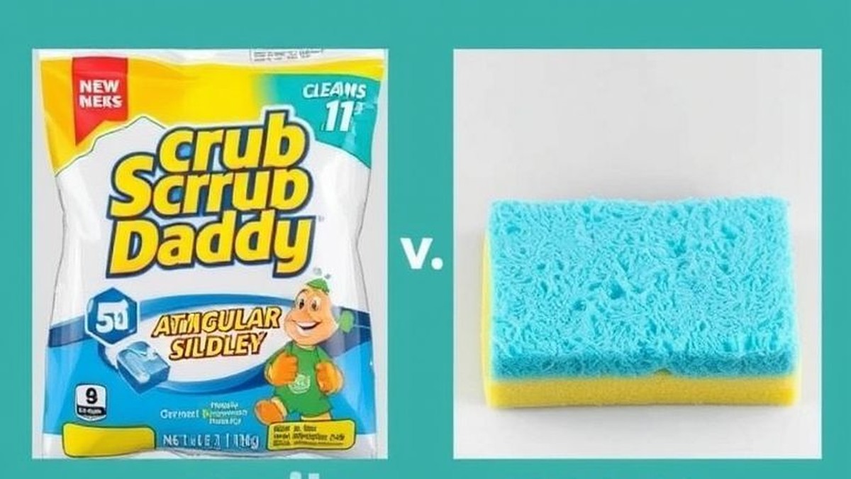 scrub daddy vs a regular sponge which cleans better