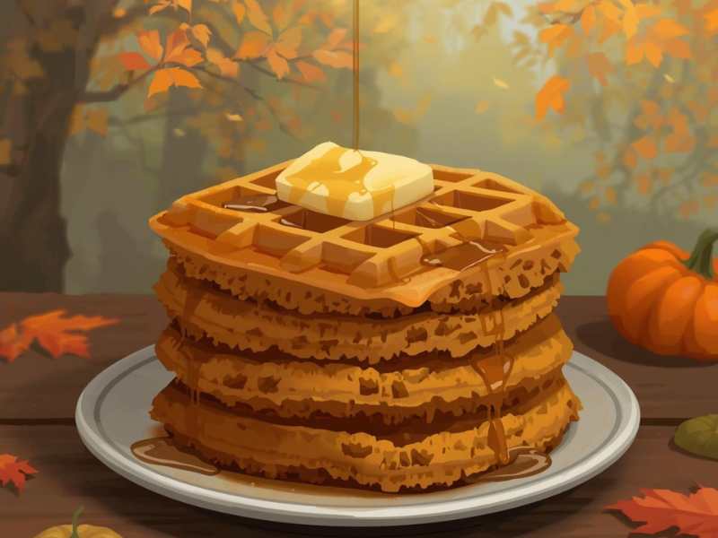 pumpkin waffle recipe