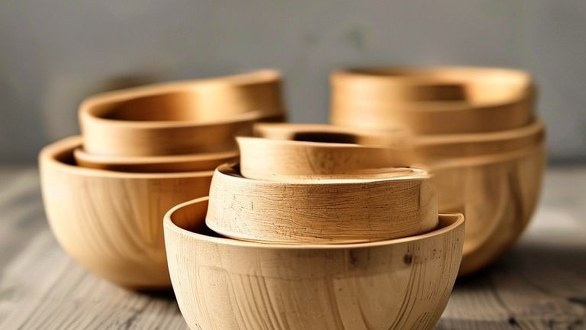 best bamboo fiber mixing bowls with lids for storage