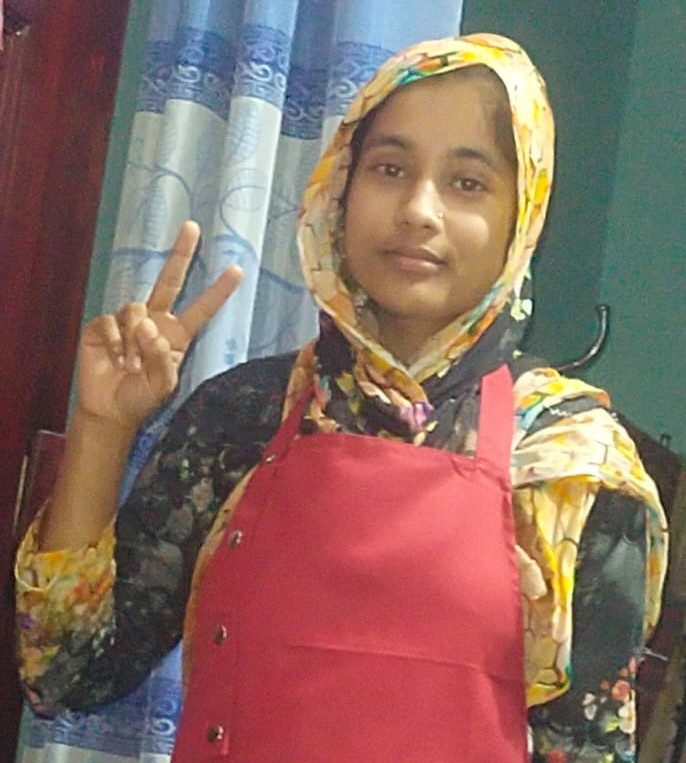Rimi Sultana, the home cook behind Smart Cooks, in her kitchen apron