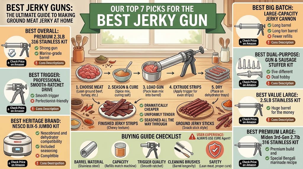 Details of best jerky gun