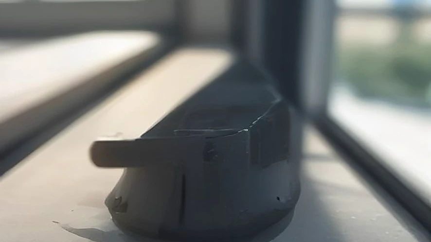 Detail of springform pan latch and removable bottom