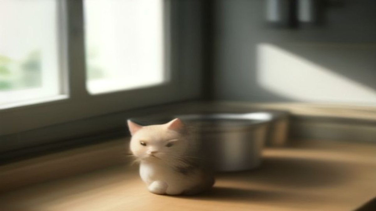 Cat shaped kitchen timer