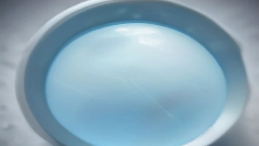 comparison of clear spherical ice from mold and cloudy cubes from tray