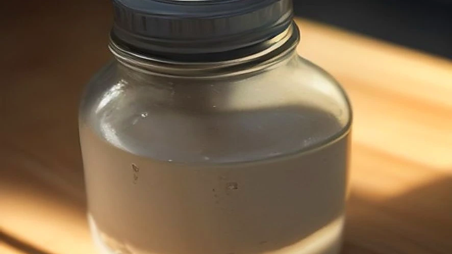 Hand applying a lever jar opener clamped onto a stubborn jar lid