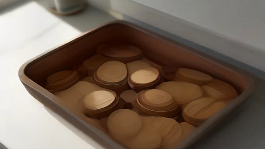 Spice drawer organiser showing spices lying flat with lid labels