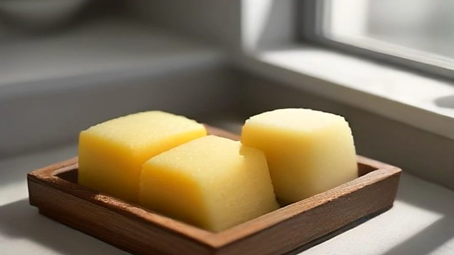 Comparison of sponge holder drainage design and soap dish residue channels
