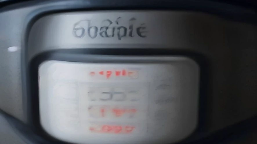 Instant pot control panel with dial and digital display