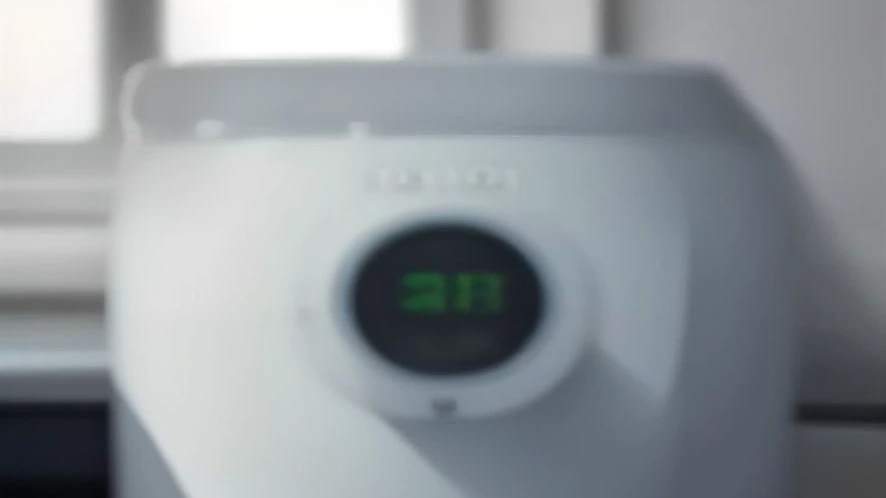 Digital yogurt maker control panel with temperature and timer display